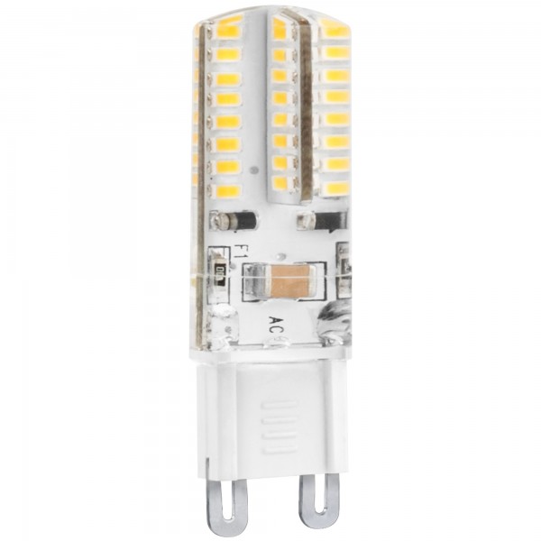 Bomb.led silicona g9 3w. 230v. fria (caja de 10 unidades)