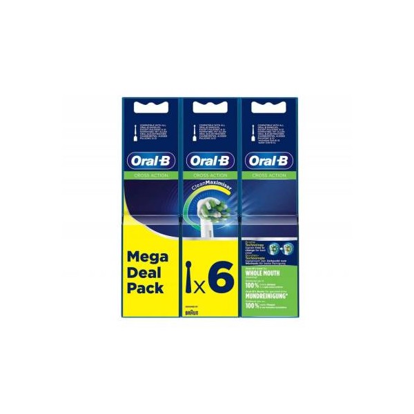 Oral B Recambio Cepillo Cross Action 6 Cabezales