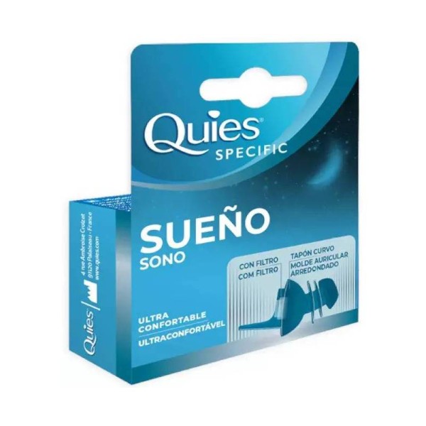 Tapones Oidos Goma Quies Specific Sueño 2 Unidad