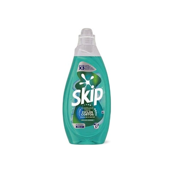 Skip detergente diseñado para ciclos cortos 37D
